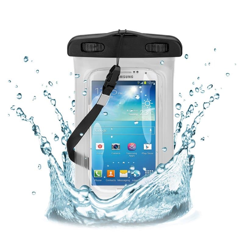 Sac de plage pour smartphones jusqu'à 5,5 "sacs de stockage résistant à l'eau et au sable