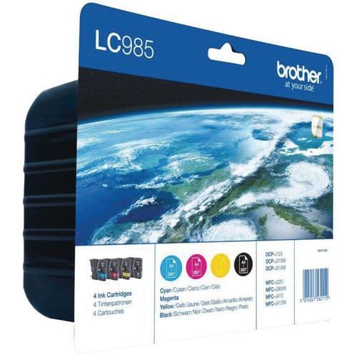 Cartouche D'encre - Lc-985 - Cmjn - Brother