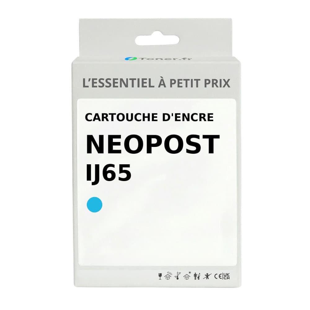 Cartouche d'encre compatible Neopost IJ65 Bleu