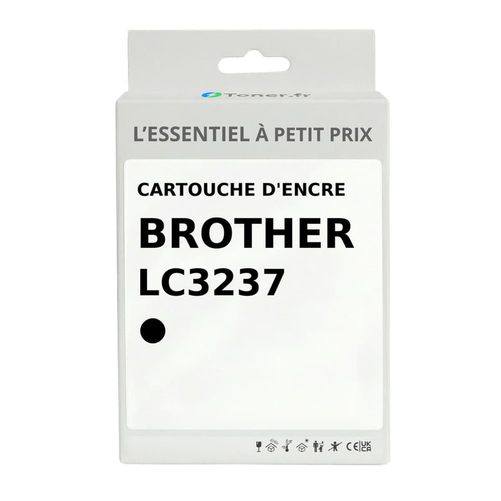 Cartouche d'encre compatible Brother LC3237 Noir